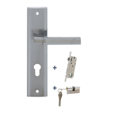 Accero Iron Aset 08504-CS SN +CP Lockset