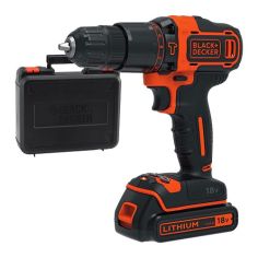 Black & Decker BDCHD18K-B1 ID Drill Driver Lithium 1 Battery KIT BOX 1