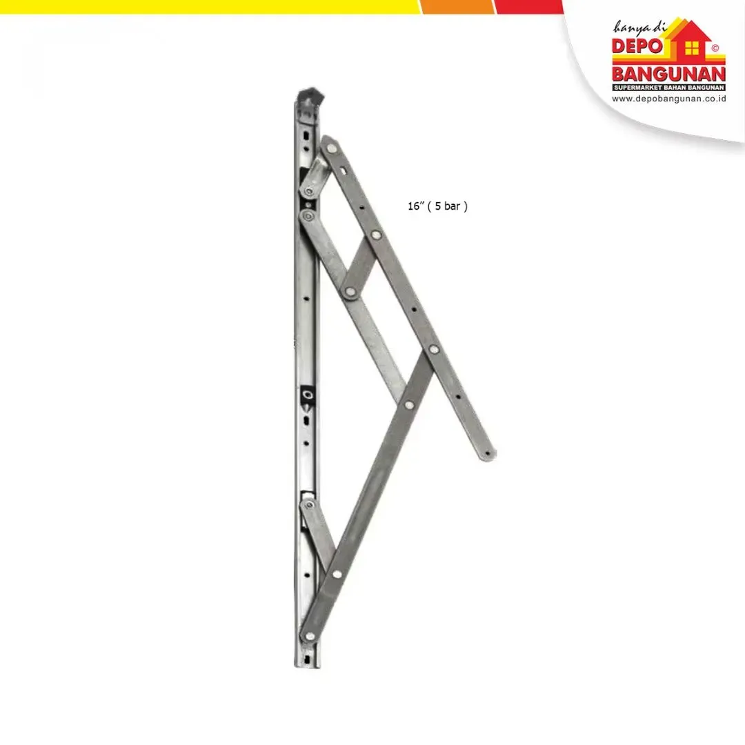 Engsel Jendela Casement Solid CAS 701 Stainless Steel 16 Inch