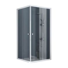 Meridian White Shower BOX NON Tray Siku SSC-20 (B)