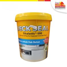 Pelapis Anti Bocor SikaLastic 590 Grey Liquid PU Waterproofing 20kg