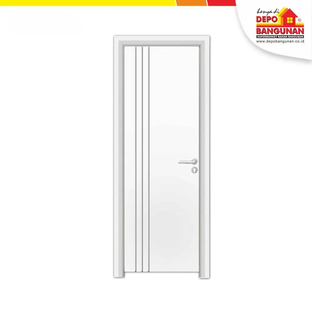 Pintu Rumah DBS ZY8010-3 NF Left White With Line