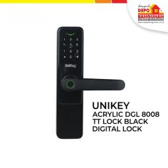 Smart Door Lock Unikey DGL 8008 Acrylic TT Lock - Black